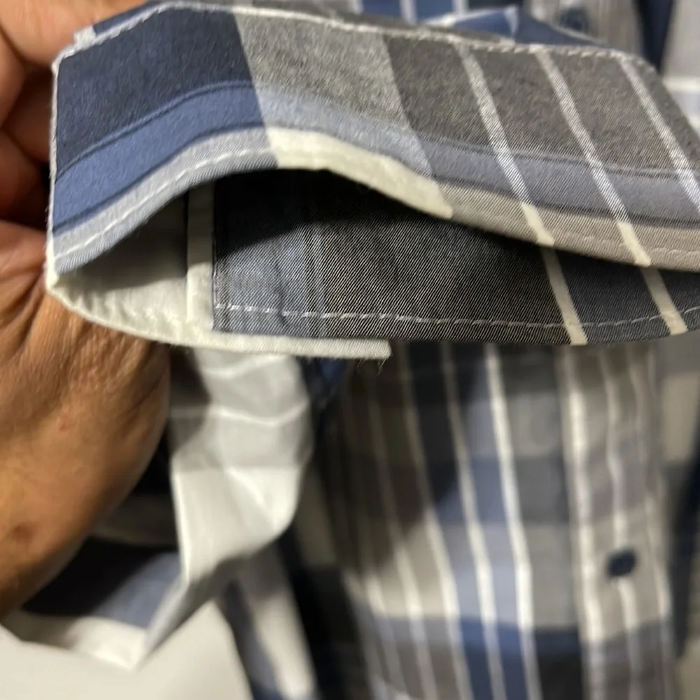 NWOT Plaid Columbia Men's Boulder Ridge Long Sleeve Shirt Button Down Medium M - Picture 6 of 10